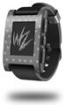 Hearts Gray On White - Decal Style Skin fits original Pebble Smart Watch (WATCH SOLD SEPARATELY)