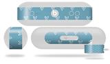 Decal Style Wrap Skin fits Beats Pill Plus Hearts Blue On White (BEATS PILL NOT INCLUDED)