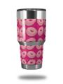 Skin Decal Wrap for Yeti Tumbler Rambler 30 oz Donuts Hot Pink Fuchsia (TUMBLER NOT INCLUDED)
