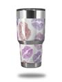 Skin Decal Wrap for Yeti Tumbler Rambler 30 oz Pink Purple Lips (TUMBLER NOT INCLUDED)