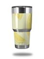 Skin Decal Wrap compatible with Yeti Tumbler Rambler 30 oz Lemons Yellow (TUMBLER NOT INCLUDED)