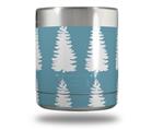 Skin Decal Wrap for Yeti Rambler Lowball - Winter Trees Blue