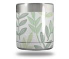 Skin Decal Wrap for Yeti Rambler Lowball - Watercolor Leaves White