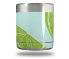 Skin Decal Wrap compatible with Yeti Rambler Lowball - Limes Blue (YETI NOT INCLUDED)