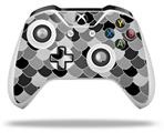 WraptorSkinz Decal Skin Wrap Set works with 2016 and newer XBOX One S / X Controller Scales Black (CONTROLLER NOT INCLUDED)