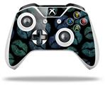 WraptorSkinz Decal Skin Wrap Set works with 2016 and newer XBOX One S / X Controller Blue Green And Black Lips (CONTROLLER NOT INCLUDED)