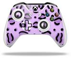 WraptorSkinz Decal Skin Wrap Set works with 2016 and newer XBOX One S / X Controller Purple Cheetah (CONTROLLER NOT INCLUDED)