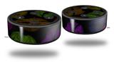 Skin Wrap Decal Set 2 Pack for Amazon Echo Dot 2 - Rainbow Lips Black (2nd Generation ONLY - Echo NOT INCLUDED)