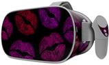 Decal style Skin Wrap compatible with Oculus Go Headset - Red Pink And Black Lips (OCULUS NOT INCLUDED)