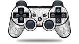 Sony PS3 Controller Decal Style Skin - Fall Black On White (CONTROLLER NOT INCLUDED)