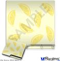 Decal Skin compatible with Sony PS3 Slim Lemons Yellow