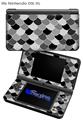 Scales Black - Decal Style Skin fits Nintendo DSi XL (DSi SOLD SEPARATELY)