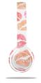 Skin Decal Wrap compatible with Beats Solo 2 WIRED Headphones Pink Orange Lips (HEADPHONES NOT INCLUDED)