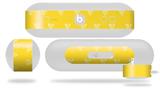 Decal Style Wrap Skin fits Beats Pill Plus Hearts Yellow On White (BEATS PILL NOT INCLUDED)