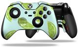 Decal Skin compatible with Microsoft XBOX One ELITE Wireless ControllerLimes Blue