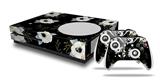 WraptorSkinz Decal Skin Wrap Set works with 2016 and newer XBOX One S Console and 2 Controllers Poppy Dark