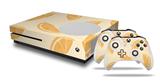 WraptorSkinz Decal Skin Wrap Set works with 2016 and newer XBOX One S Console and 2 Controllers Oranges Orange