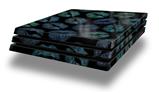 Vinyl Decal Skin Wrap compatible with Sony PlayStation 4 Pro Console Blue Green And Black Lips (PS4 NOT INCLUDED)