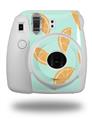 WraptorSkinz Skin Decal Wrap compatible with Fujifilm Mini 8 Camera Oranges Blue (CAMERA NOT INCLUDED)