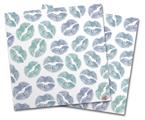 WraptorSkinz Vinyl Craft Cutter Designer 12x12 Sheets Blue Green Lips - 2 Pack