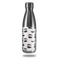 Skin Decal Wrap for RTIC Water Bottle 17oz Face Dark Purple (BOTTLE NOT INCLUDED)