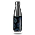 Skin Decal Wrap for RTIC Water Bottle 17oz Blue Green And Black Lips (BOTTLE NOT INCLUDED)