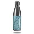 Skin Decal Wrap for RTIC Water Bottle 17oz Sea Blue (BOTTLE NOT INCLUDED)