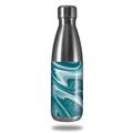 Skin Decal Wrap for RTIC Water Bottle 17oz Blue Marble (BOTTLE NOT INCLUDED)