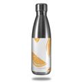 Skin Decal Wrap compatible with RTIC Water Bottle 17oz Oranges (BOTTLE NOT INCLUDED)