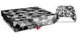 Skin Wrap for XBOX One X Console and Controller Scales Black