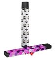 Skin Decal Wrap 2 Pack for Juul Vapes Face Dark Purple JUUL NOT INCLUDED