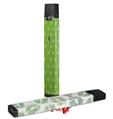 Skin Decal Wrap 2 Pack for Juul Vapes Hearts Green On White JUUL NOT INCLUDED