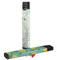 Skin Decal Wrap 2 Pack for Juul Vapes Watercolor Leaves White JUUL NOT INCLUDED