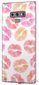 Decal style Skin Wrap compatible with Samsung Galaxy Note 9 Pink Orange Lips