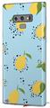 Decal style Skin Wrap compatible with Samsung Galaxy Note 9 Lemon Blue