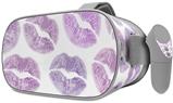 Decal style Skin Wrap compatible with Oculus Go Headset - Purple Lips (OCULUS NOT INCLUDED)