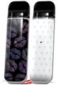 Skin Decal Wrap 2 Pack for Smok Novo v1 Purple And Black Lips VAPE NOT INCLUDED