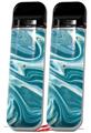 Skin Decal Wrap 2 Pack for Smok Novo v1 Blue Marble VAPE NOT INCLUDED