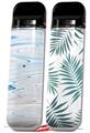 Skin Decal Wrap 2 Pack for Smok Novo v1 Marble Beach VAPE NOT INCLUDED
