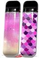 Skin Decal Wrap 2 Pack for Smok Novo v1 Dynamic Cotton Candy Galaxy VAPE NOT INCLUDED