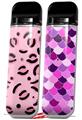 Skin Decal Wrap 2 Pack for Smok Novo v1 Pink Cheetah VAPE NOT INCLUDED