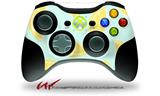 Decal Skin compatible with XBOX 360 Wireless Controller Lemons Blue (CONTROLLER NOT INCLUDED)