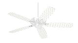 Hearts Green - Ceiling Fan Skin Kit fits most 42 inch fans (FAN and BLADES SOLD SEPARATELY)