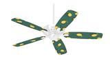 Lemon Green - Ceiling Fan Skin Kit fits most 42 inch fans (FAN and BLADES SOLD SEPARATELY)