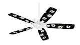 Poppy Dark - Ceiling Fan Skin Kit fits most 42 inch fans (FAN and BLADES SOLD SEPARATELY)