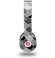 WraptorSkinz Skin Decal Wrap compatible with Beats Solo HD (Original) Scales Black (HEADPHONES NOT INCLUDED)