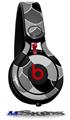 WraptorSkinz Skin Decal Wrap compatible with Beats Mixr Headphones Scales Black Skin Only (HEADPHONES NOT INCLUDED)