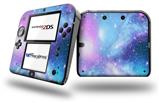 Dynamic Blue Galaxy - Decal Style Vinyl Skin compatible with Nintendo 2DS - 2DS NOT INCLUDED