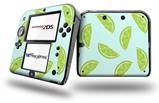Limes Blue - Decal Style Vinyl Skin compatible with Nintendo 2DS - 2DS NOT INCLUDED