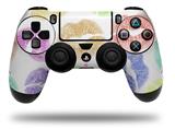 WraptorSkinz Skin compatible with Sony PS4 Dualshock Controller PlayStation 4 Original Slim and Pro Rainbow Lips White (CONTROLLER NOT INCLUDED)